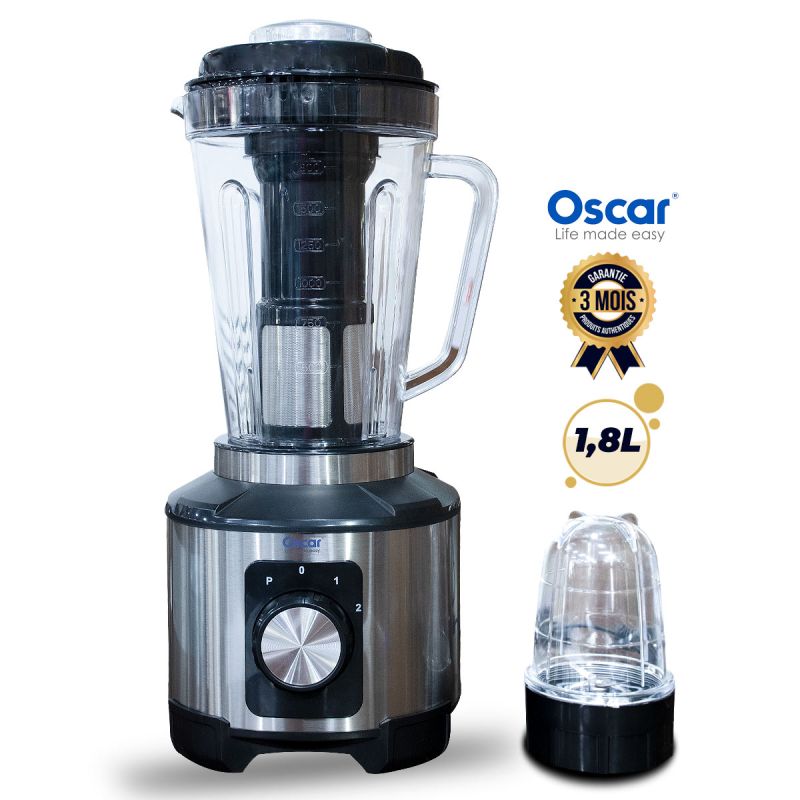 Mixeur broyeur à glace avec protection contre la surchauffe et verrouillage de sécurité OSCAR - prix Cameroun