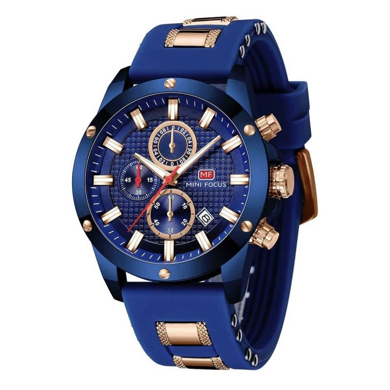  Montre-Bracelet Casual Mode - Bande De Silicium Montres À Quartz pour Hommes | Glotelho Cameroun