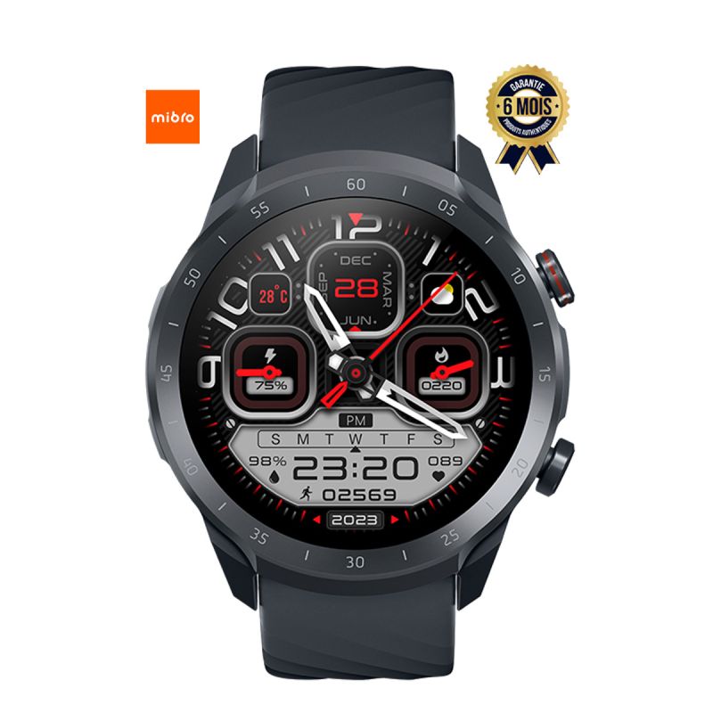 Smartwatch Mibro watch A2 - Appels bluetooth - capteur SpO2 - Étanche 2 ATM - 70 modes sport - batterie 350 mAh  - (Prix en fcfa) | Glotelho Cameroun