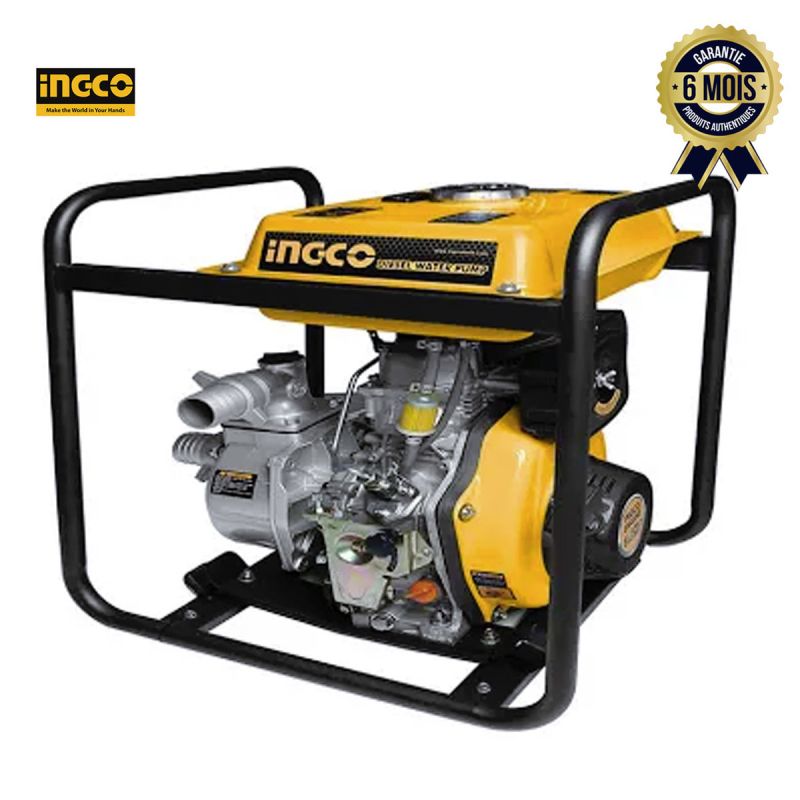 Motopompe à eau diesel Prix en fcfa - INGCO GEP301 - 1000L/min - 3" - 80 mm| Glotelho Cameroun