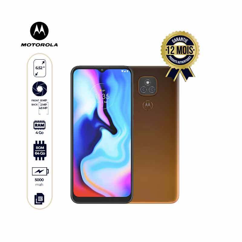 Motorola Moto E7 Plus - 6.52 pouces - 644Go Ram - 48+2MP8MP - 5000mAh - Dual Sim - Garantie 12 mois