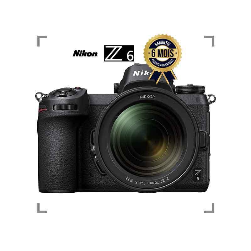 nikon z6  + Lentille  24 - 70mm f/4 - noir - 06 mois - prix| Glotelho Cameroun