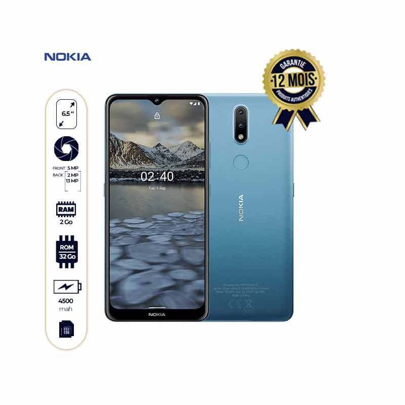 Nokia 2.4 - 32Go2Go - 6.5 pouces - 13MP5MP -bleu | Glotelho Cameroun