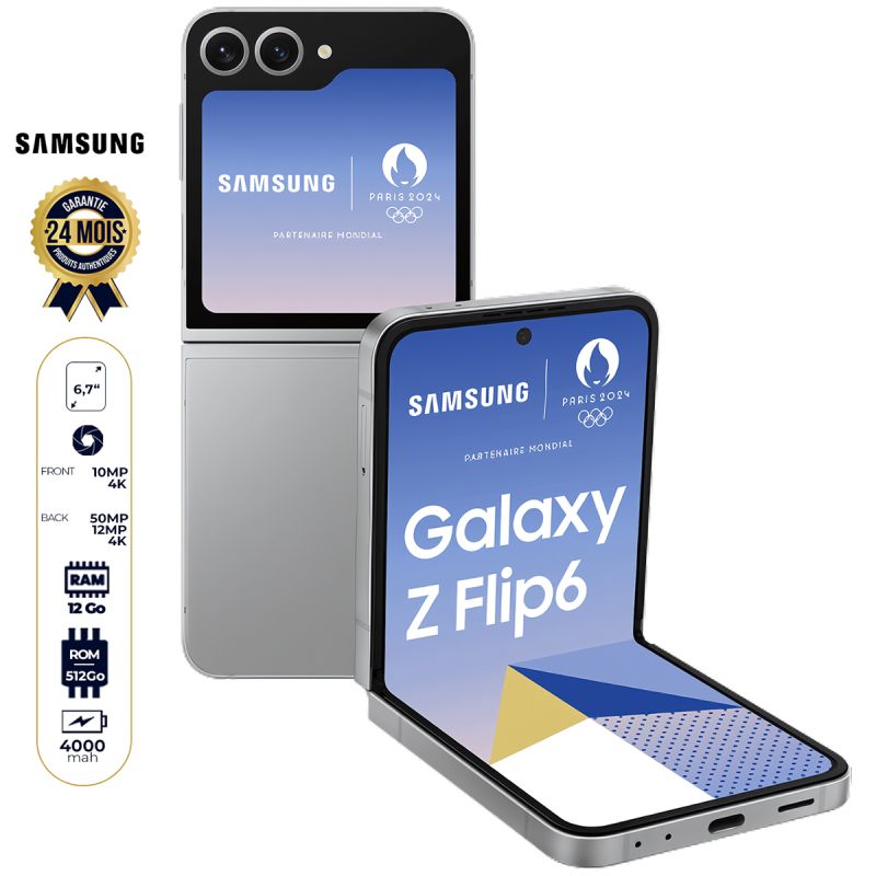 Samsung Galaxy Z Flip6 - 512 Go au meilleur prix sur Glotelho Cameroun