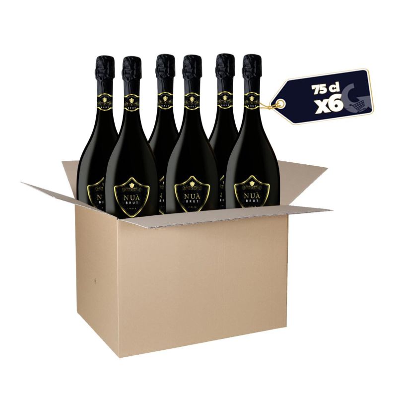 Carton de 6 Bouteilles de Vin mousseux Nua Brut - 75cl| Glotelho Cameroun