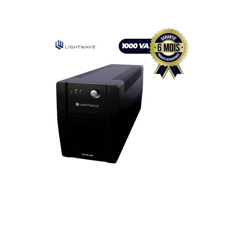 Onduleur LIGHTWAVE  1000VA- Noir - 6 mois garantie|Glotelho Cameroun