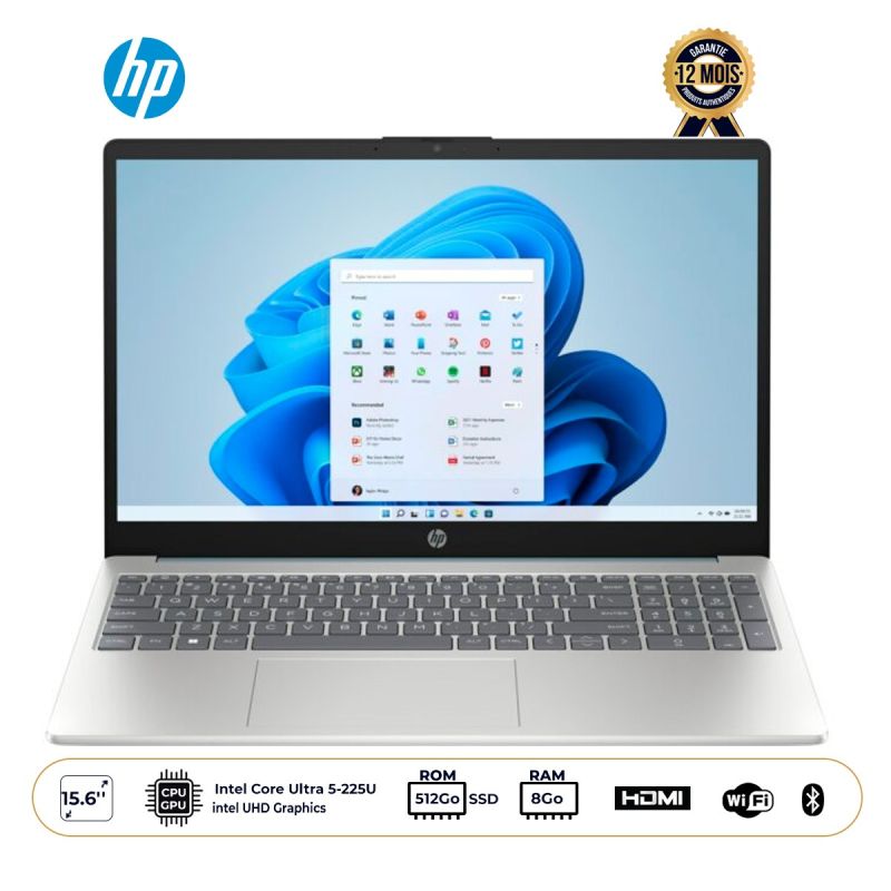 Ordinateur portable - HP - 15 FD - Écran tactile