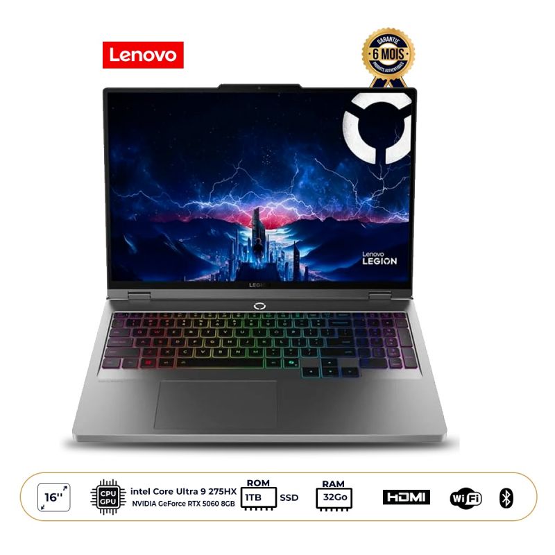 Ordinateur Portable - Lenovo Legion 5 16IAX10