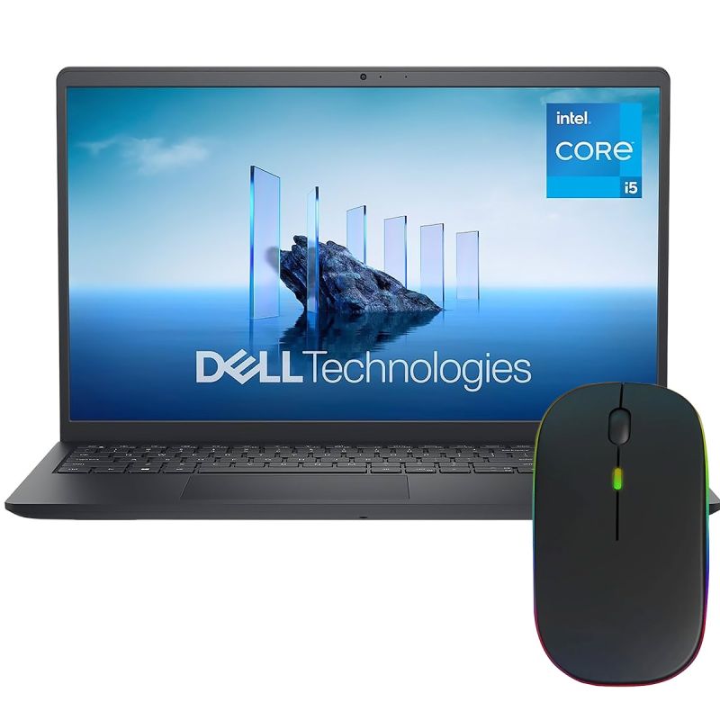 Ordinateur portable Dell 15 DC15250 + Souris filaire HP 125 offerte
