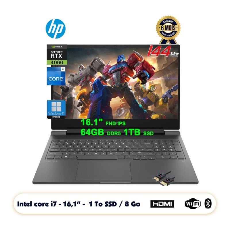 Ordinateur portable HP Victus 1To - Intel Core i7 prix Cameroun