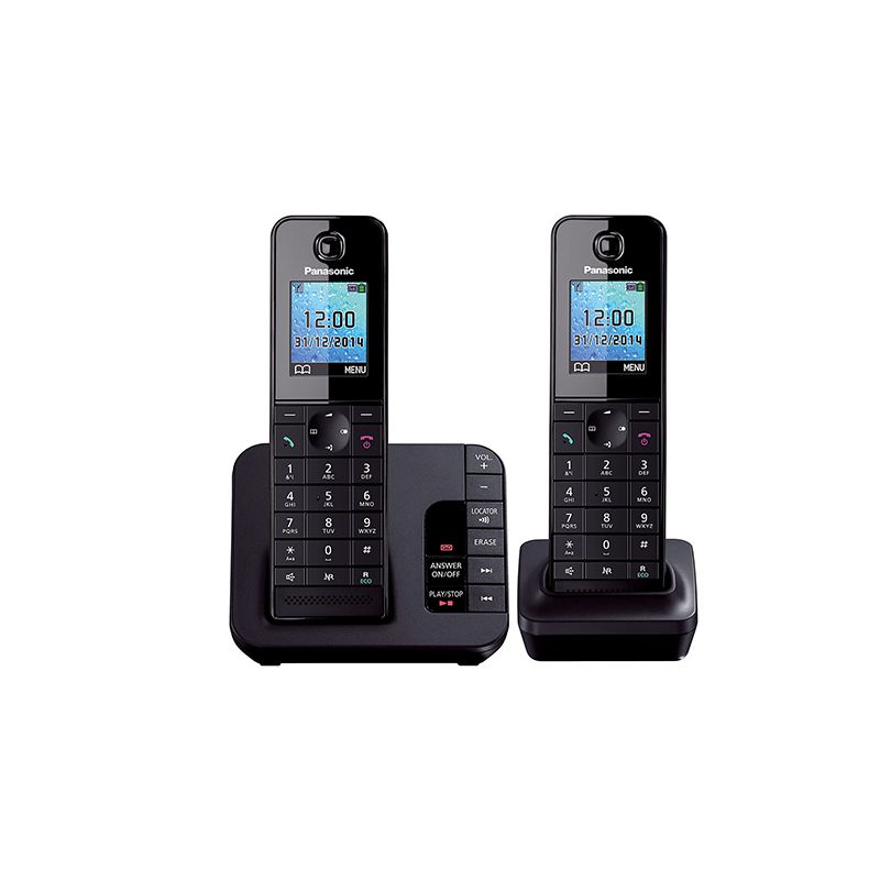 Panasonic KX-TGH222 - Téléphone sans fil numérique avec écran LCD couleur | Glotelho Cameroun