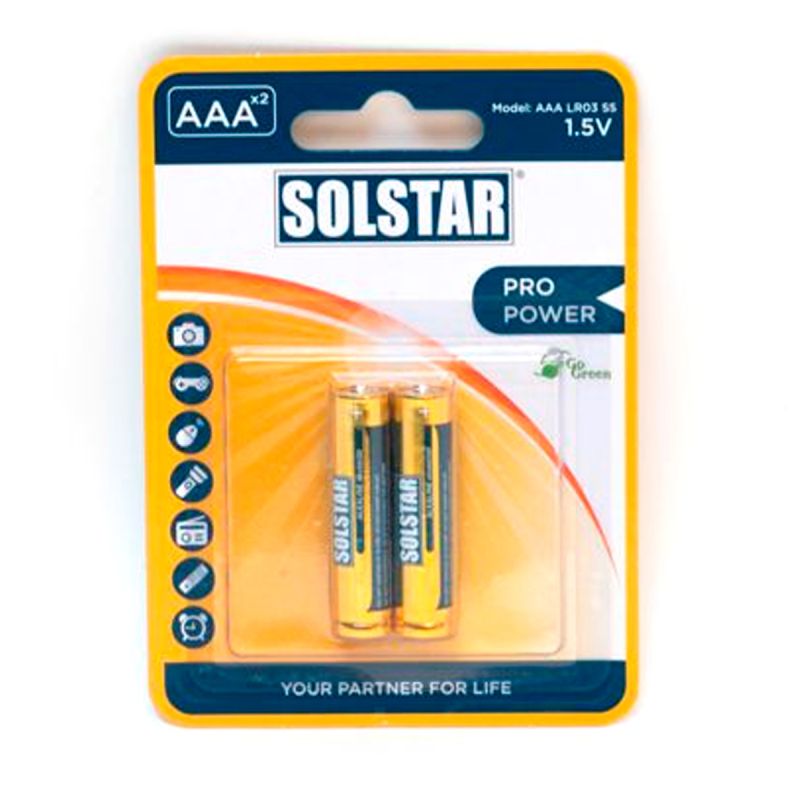 Piles -Solstar- AAALR03SS - AAA | Glotelho Cameroun