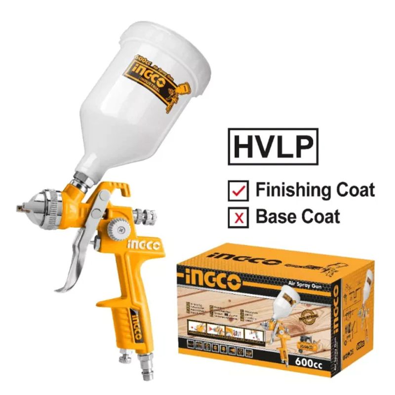 Pistolet à peinture HVLP prix en fcfa - INGCO ASG1061- 600CC /PLAST.CANS| Glotelho Cameroun