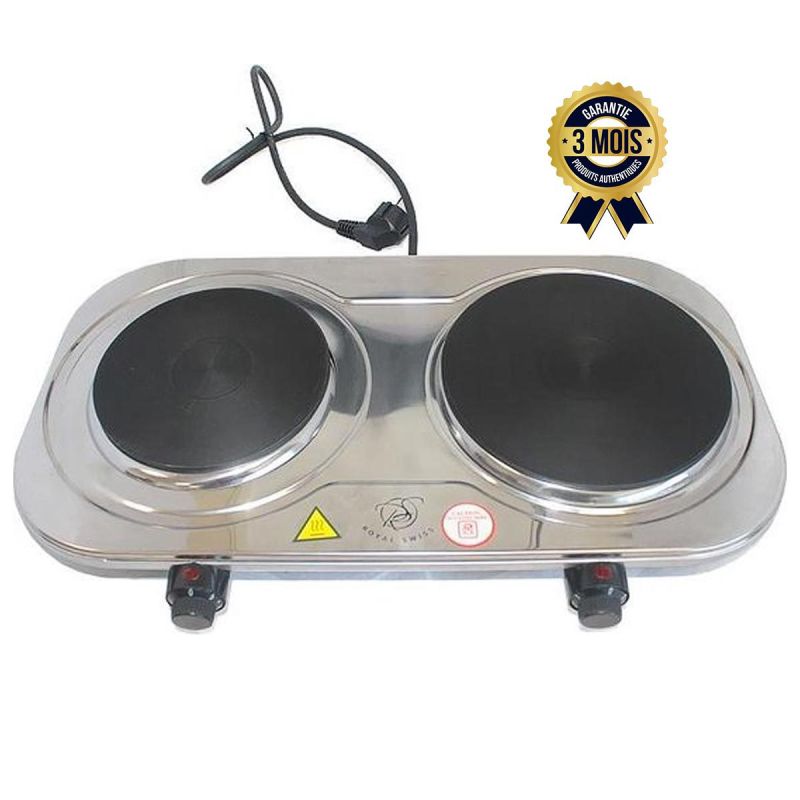 Plaque de cuisson électrique 2 feux - Royal Swiss prix Cameroun chez Glotelho