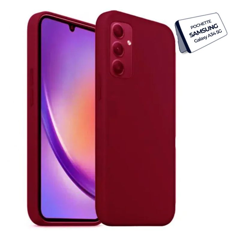 Pochette silicone pour Samsung Galaxy A34 5G |Glotellho  Cameroun