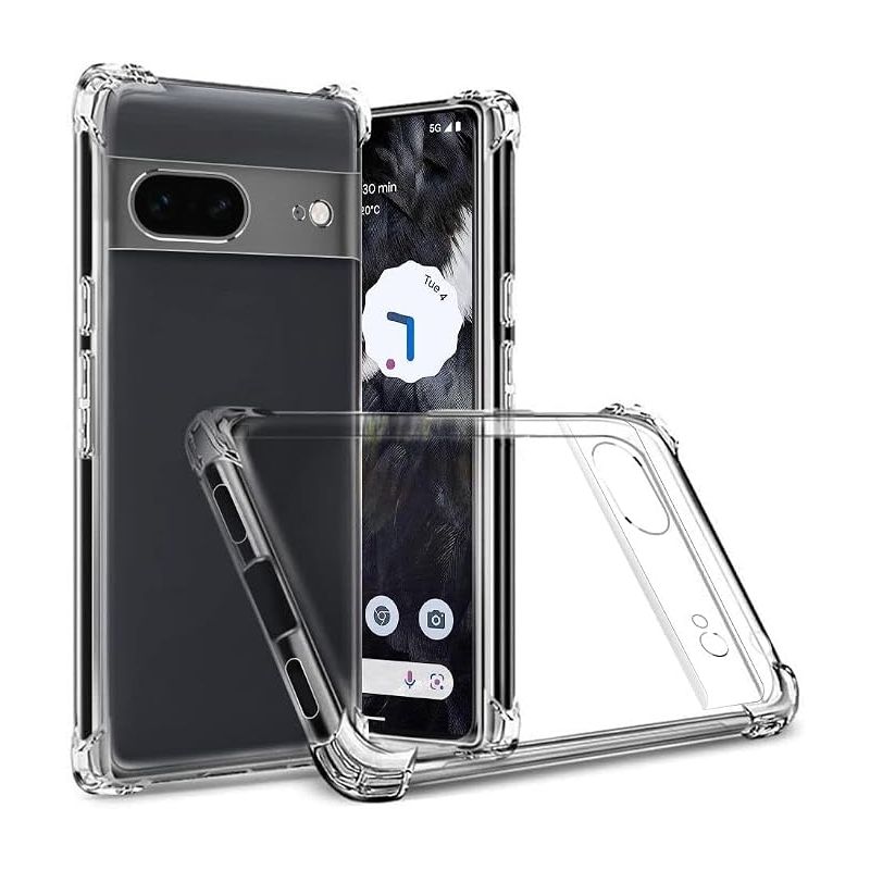 Pochette arrière transparente pour Google Pixel 7