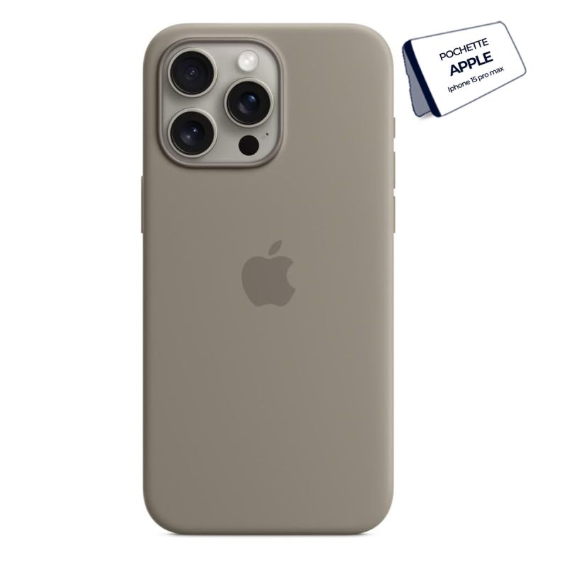 Pochette silicone Magsafe pour Iphone 15 pro max