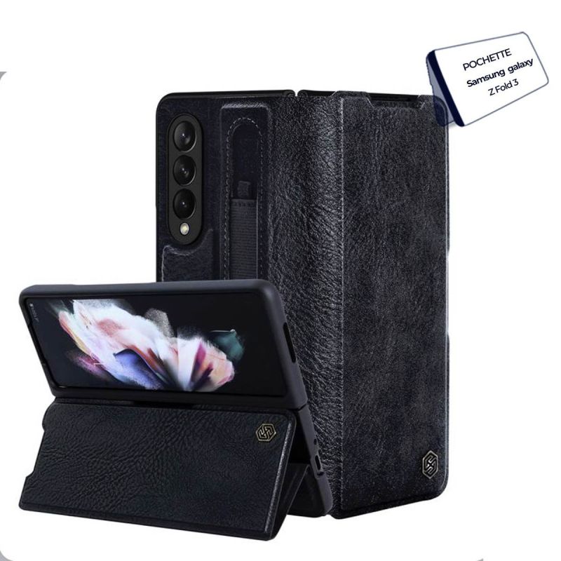 Pochette NILLKIN pour Samsung galaxy Z fold 3 - Noir| Glotelho Cameroun