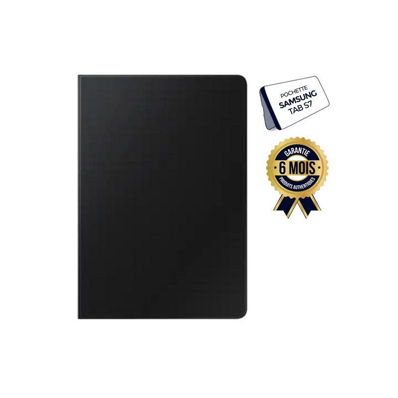 Pochette pour samsung TAB S7 - Simili cuir - noir / gris - Garantie 06 mois - (Prix en fcfa) | Glotelho Cameroun