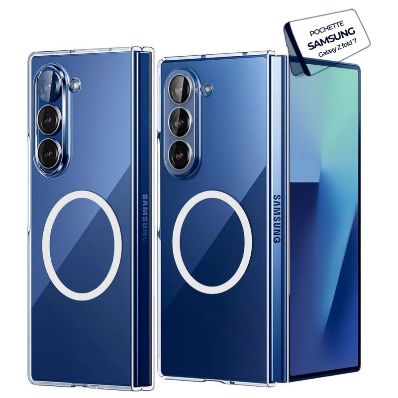 Pochette transparente Magsafe pour Samsung Galaxy Z fold 7