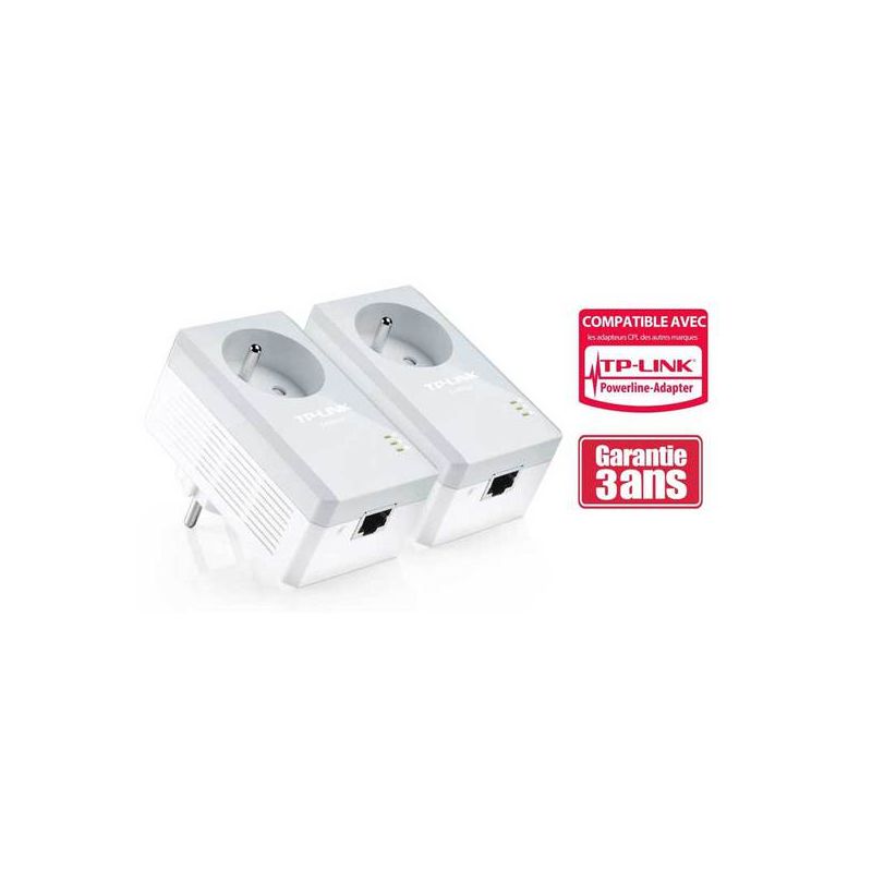  Prise CPL 1000 Mbps  avec 1 Port Gigabit + Prise Electrique  | Glotelho Cameroun