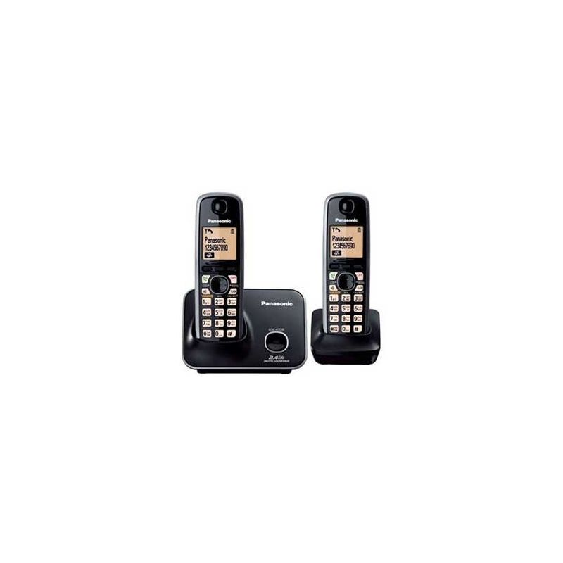 Panasonic  KX-TG3712BX Téléphone De Bureau Sans Fil –  3 Mois – Noir | Glotelho Cameroun