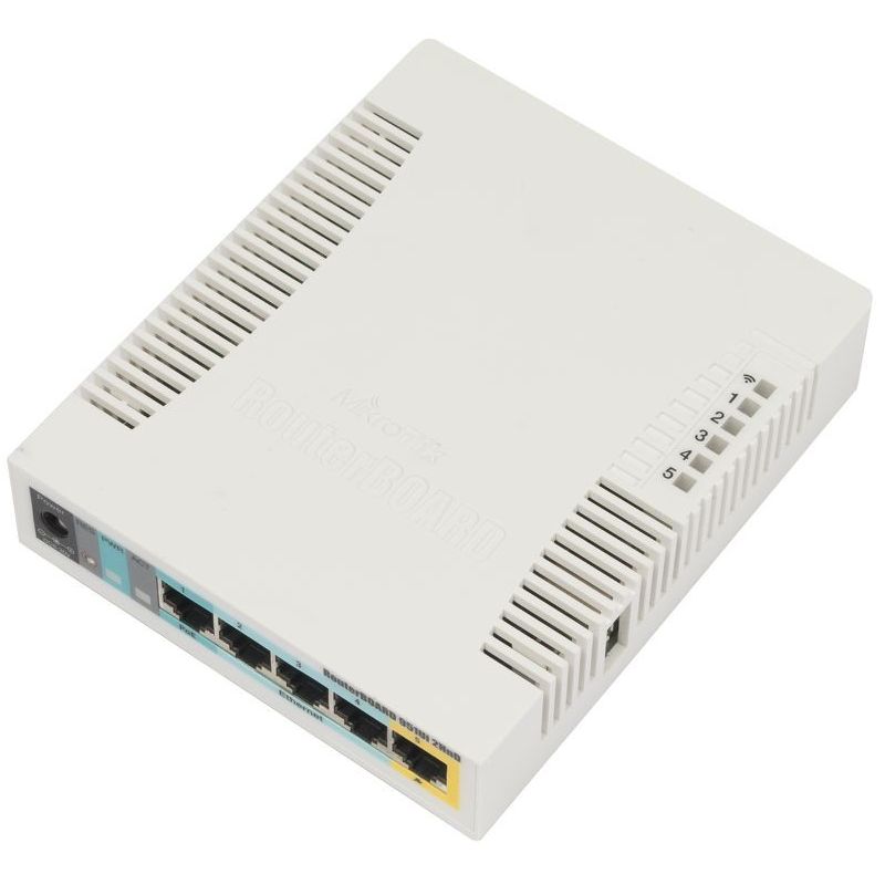 Routeur MikroTik RB951Ui-2HnD RouterBOARD 951Ui-2HnD - 2 Mois - Blanc