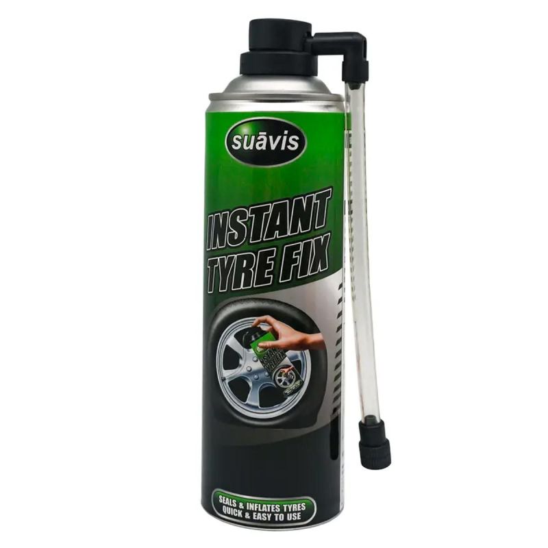 Réparation et Gonfleur de Pneu Instantané Suavis (450 ml) / Emergency Instant Tyre Fix Sealer Inflator