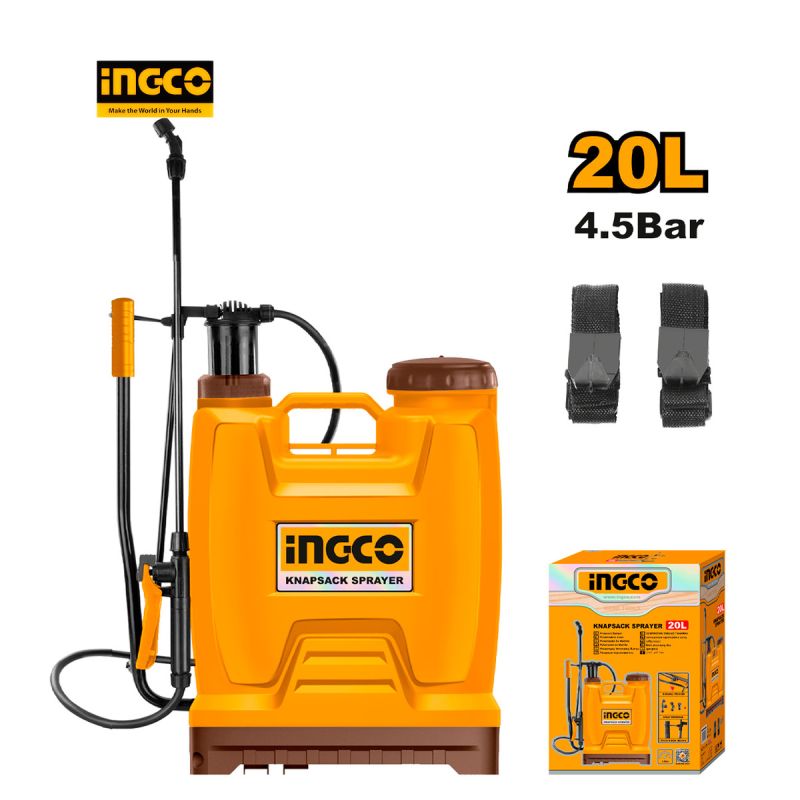 Pulvérisateur à dos prix en fcfa INGCO HSPP42002 - 20 Litres| Glotelho Cameroun