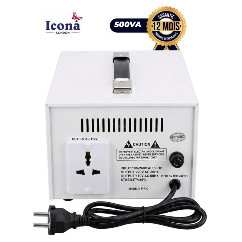 Régulateur Automatique de Tension - ICONA - 500VA 