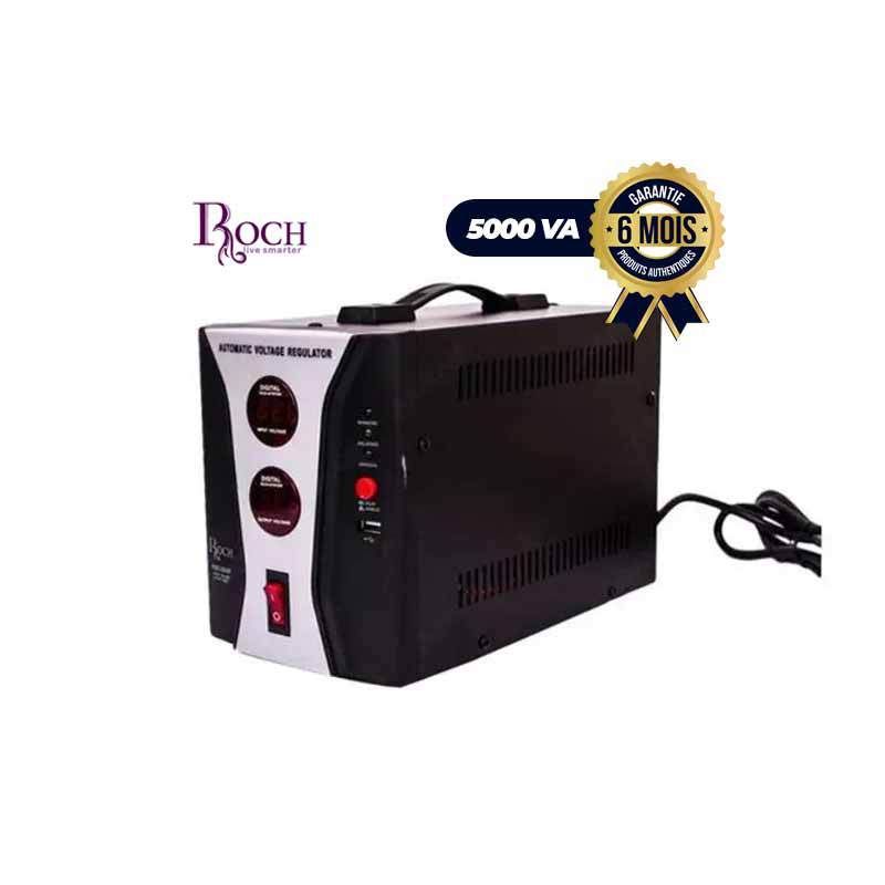 Régulateur de tension numérique - ROCH RSB-5000P - USB - Protection à 100% - 6 Mois - (Prix en fcfa) | Glotelho Cameroun