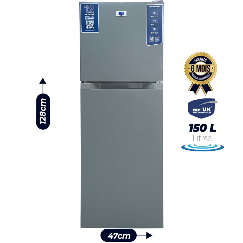 Réfrigérateur double battant 135 litres en vente sur Glotelho Cameroun