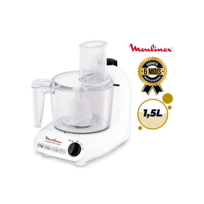 Robot multifonction Moulinex FP211110 MasterChef 2000 - Blanc | Glotelho Cameroun