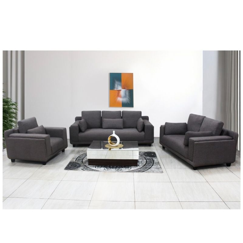 Salon BINAM en toile de 6 places, avec 4 coussins inclus, en vente sur commande par Glotelho Cameroun.