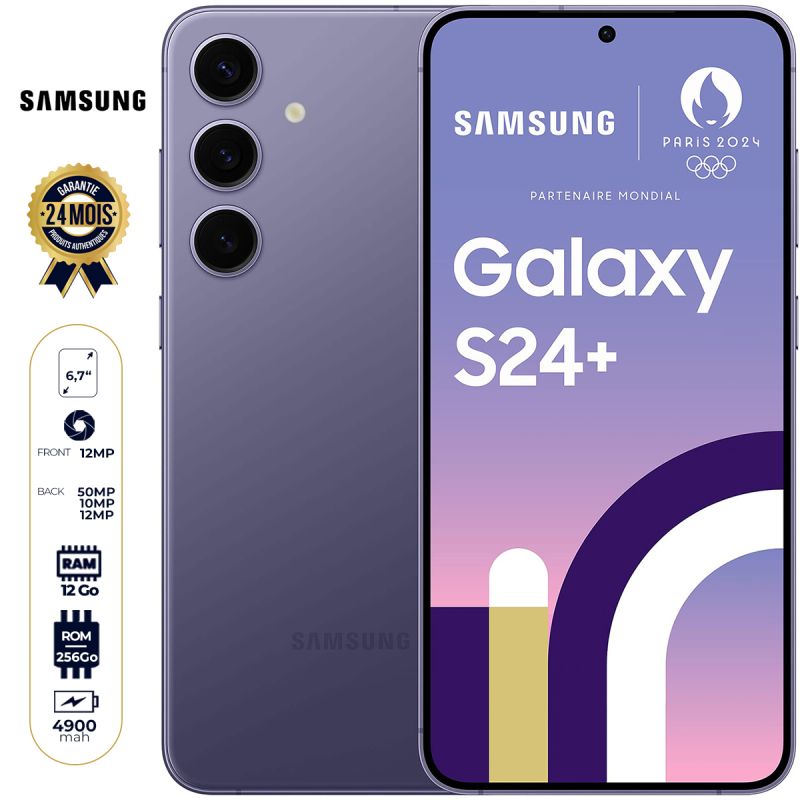 Nouveauté Samsung Galaxy S24 + prix Cameroun 