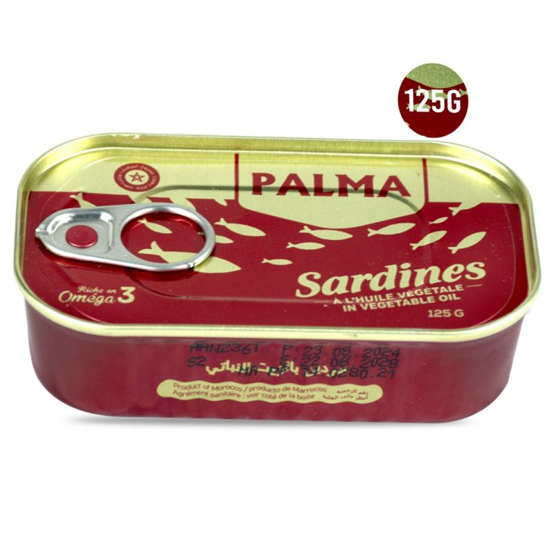 Sardine Palma Non Pimenté -  125G 
