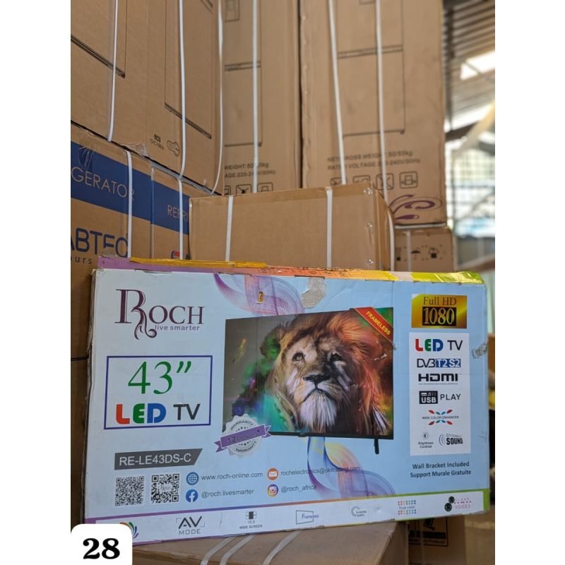 Seconde main TV Numérique Roch 43 pouces - RH-LE43DS