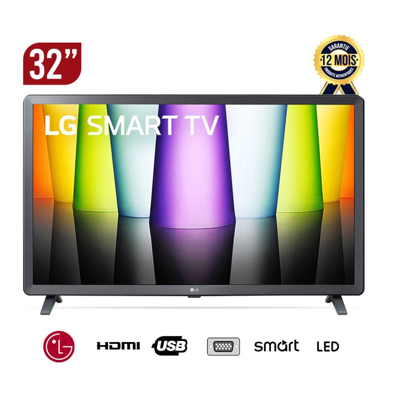 Smart LG 32'' - 32LQ600BPTA -  LQ60 FHD - WebOS ThinQ AI -  12 mois