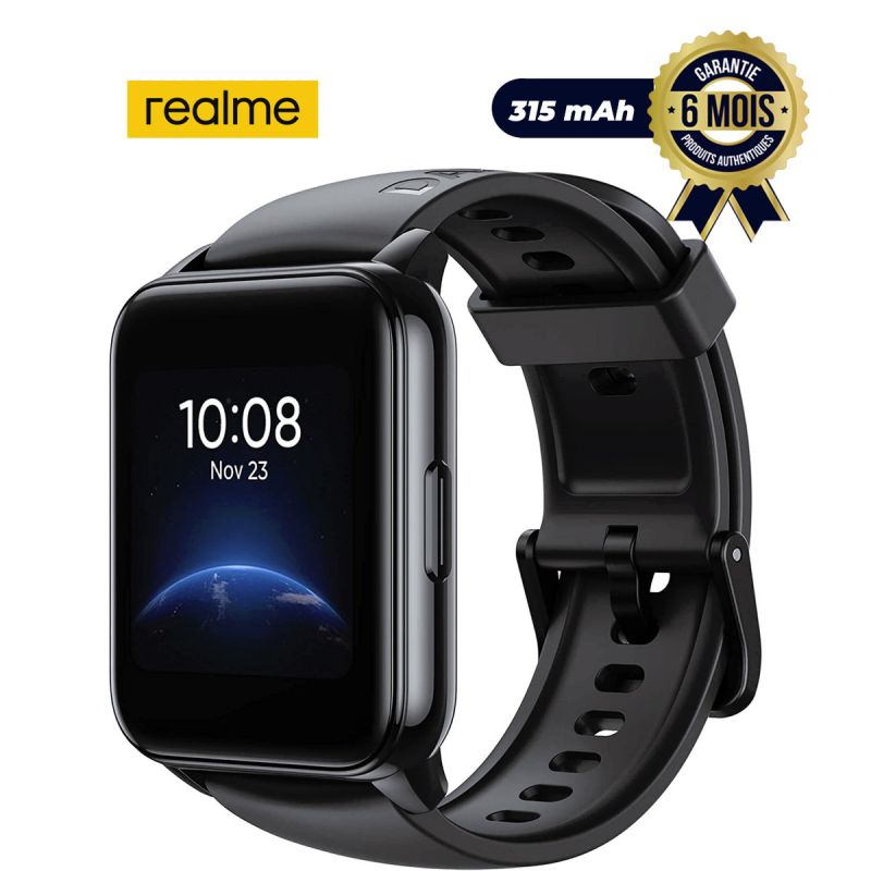 Smartwatch Realme Watch 2 - 1.4 - Bluetooth 5.0 - 12 jours d'autonomie | Glotelho Cameroun