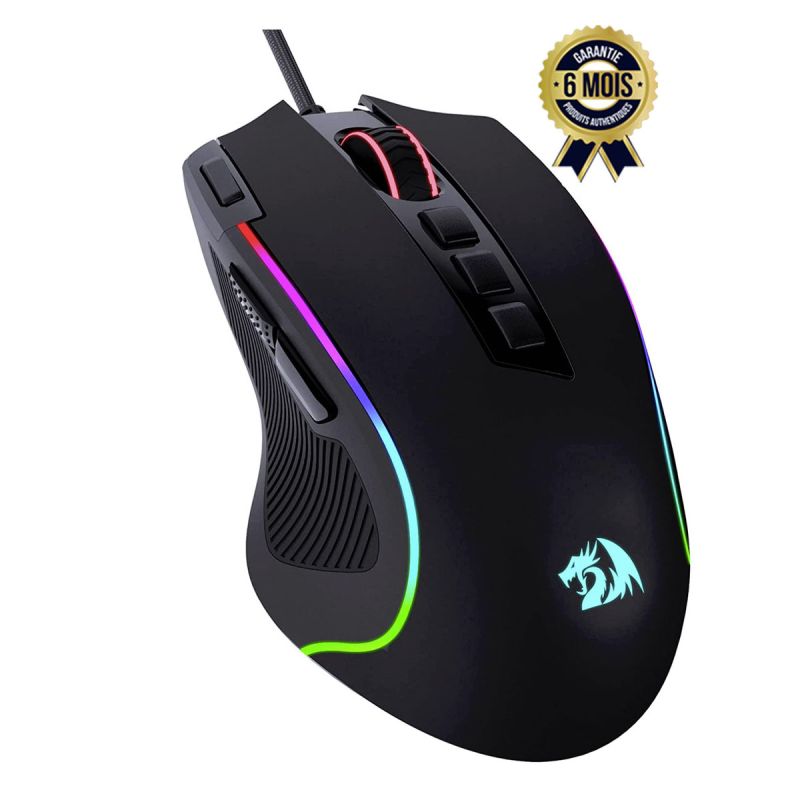 Souris filaire gaming Redragon, Predator  DPI 11 boutons programmables  500  | Glotelho Cameroun