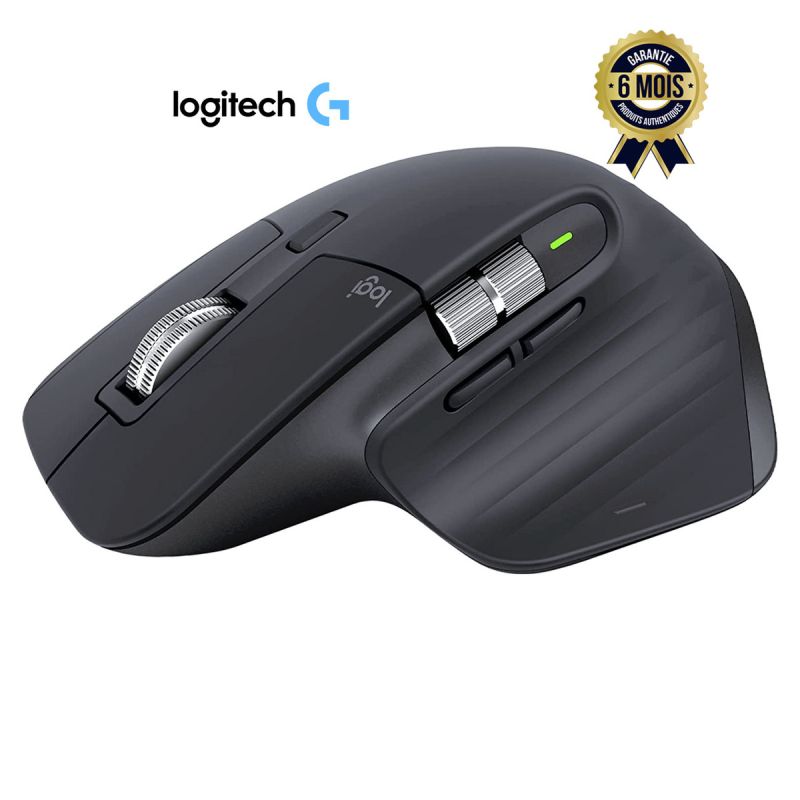  Souris sans fil haute performance Logitech MX Master 3S - défilement ultra-rapide 8000 DPI  clics silencieux | Glotelho Cameroun