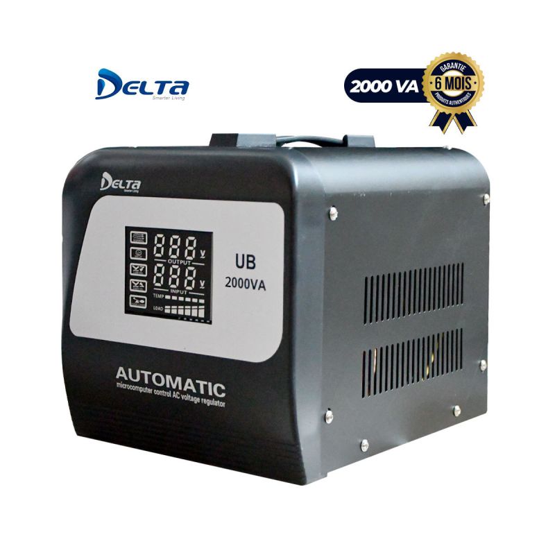 Stabilisateur - Régulateur  de tension numerique - DELTA - AVR-20000VA-D -2000VA - 06 mois| Glotelho Cameroun
