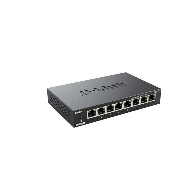 Découvrez le meilleur de votre Switch - D-LINK -DES-1008A - 8 Ports - 200 Mbps - Plug and play à très bon prix sur glotelho.cm.