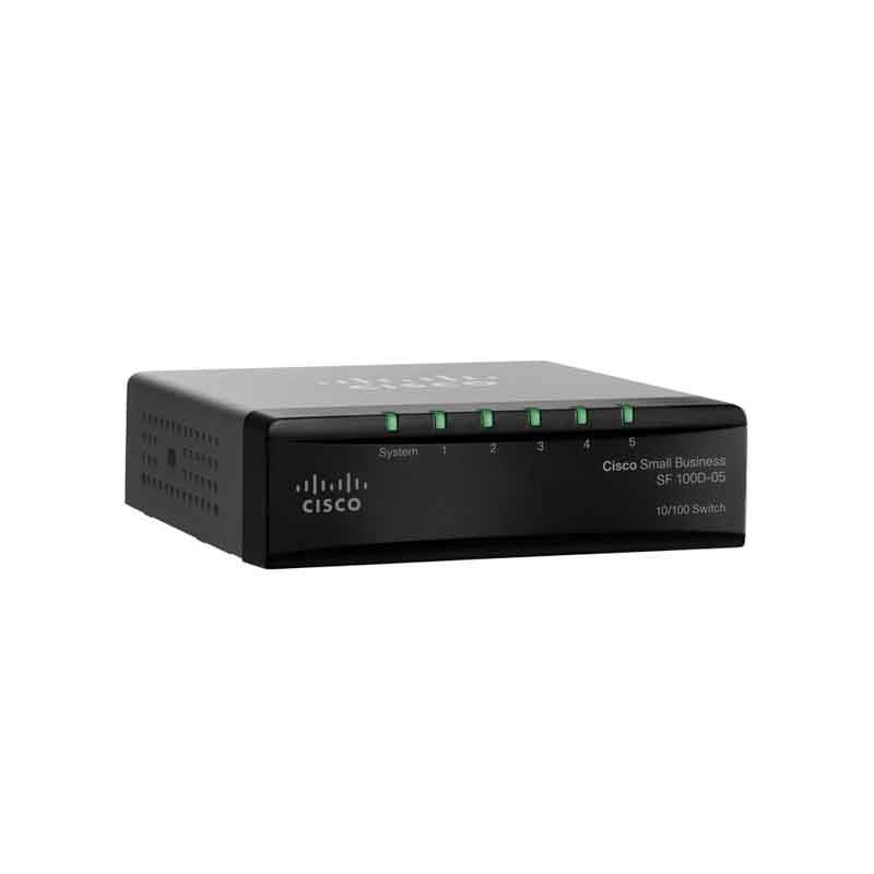 Achat en ligne au Cameroun sur Glotelho à prix bas du Switch Cisco - SF100D-05 - 5-Port 10/100 - 6 Mois. Fiche technique et prix.