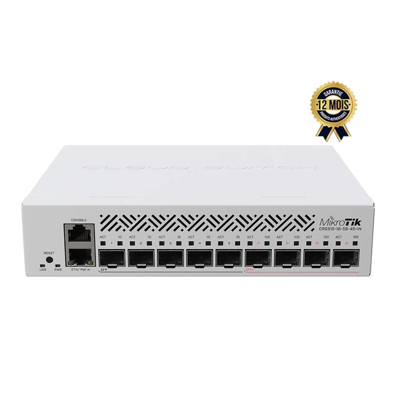 Switch MikroTik CRS310-1G-5S-4S+IN
