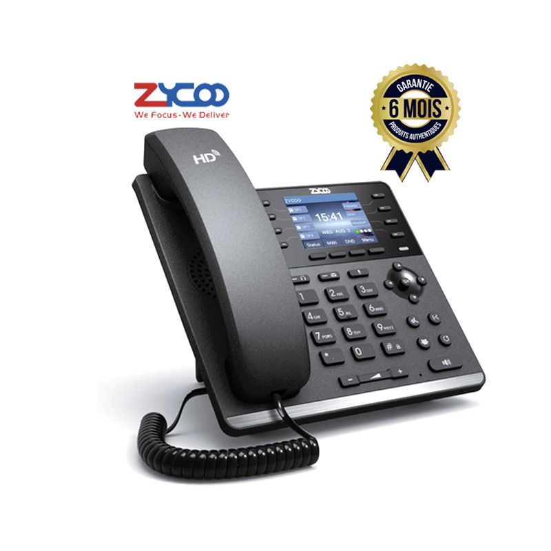 Téléphone IP ZYCOO CooFone-H83 - Garantie 06 mois