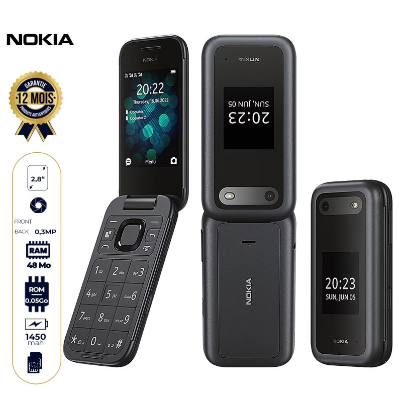 Téléphone Nokia 2660 Flip en vente au meilleur prix sur Glotelho