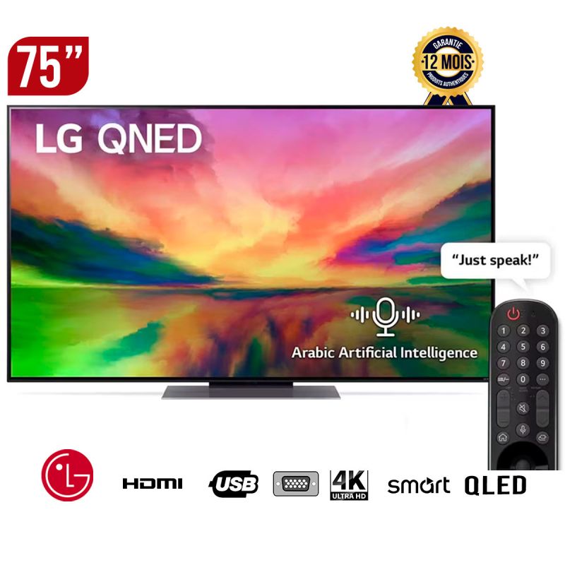 Téléviseur LG QNED 75 pouces Version 2023 - prix Cameroun