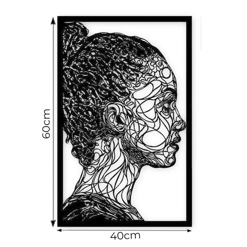 tableau décoratif profil mystérieux