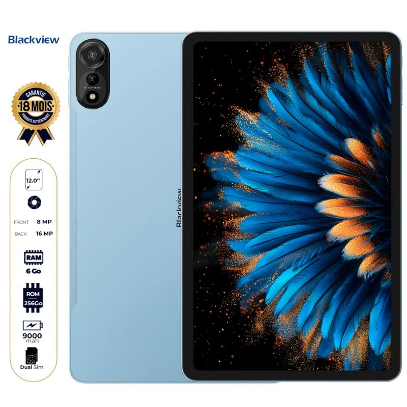 Tablette Blackview Tab MEGA 2, bleu